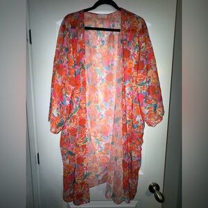 Pink Lily Multicolor Floral Top